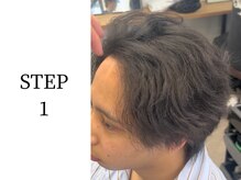 曲がる縮毛矯正の工程 - その１