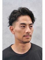 トラスト ザ バーバー 東京駅八重洲店(TRUST the Barber)&nbsp;アップバング/スパイラルパーマ/ツーブロック