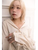 クロレ(CLORE) 切りっぱなしボブ ハイトーンカラー ボブ