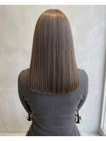ライナス(Linus)&nbsp;髪質改善カラーブリーチなし透明感ショコラグレージュ秋カラー