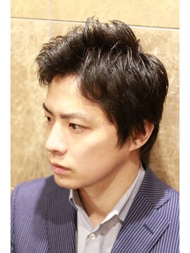 バルビエ グラン 銀座(barbier GRAND) かき上げヘア/フェードカット/ウェットヘア