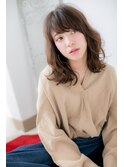 【Lab小山】斜めバングで目力UP♪グラマラスセミディe