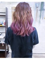 トーク 伊丹本店(TAL'KE)&nbsp;TAL'KE/ブリーチ×ピンクラベンダーグラデーション_539