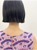 ナチュラル切りっぱなしボブ