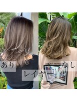 トルネード(TORNADO)&nbsp;外国人風レイヤーカットストレートスタイル