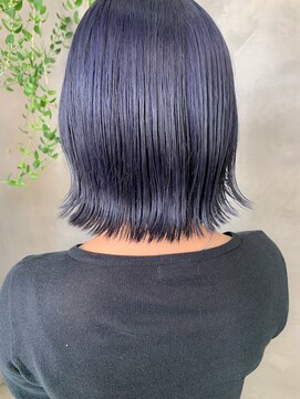 テトヘアー(teto hair) ラベンダーアッシュ、パープル、ネイビー、ブリーチ一回