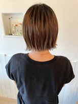 ニコヘアールーム(nico hair room)&nbsp;グラデーション切りっぱなしボブ