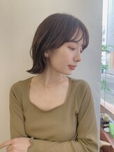 ご自宅でのスタイリングも簡単にできる再現性のあるカットをいたします。【イルミナカラー/前髪カット】