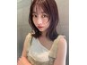 【平日限定】カット+透明感カラー＋無害化＋髪質改善トリートメント 15400円