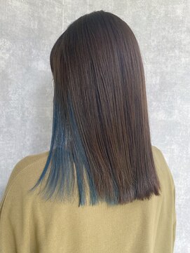 ブロッサム 上福岡店(Blossom) ネイビーブルー /インナーカラー/[上福岡]