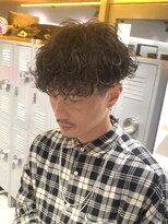 波巻きスパイラルツイストスパイラルパーママッシュメンズヘア