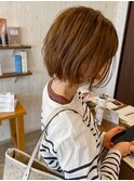 ライトベージュボブ