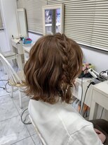 リサ 恵比寿(risa.)&nbsp;編みたらしヘア♪