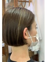 ナタン 自由が丘(NATHAN)&nbsp;オリーブグリーン×ダークアッシュ×寒色系カラー×フレッシュ