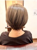 30代40代50代丸みショートボブ【髪質改善/百合ヶ丘】