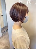 短すぎないショートボブ