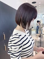 ロンドシエル 横浜(Lond ciel)&nbsp;前下がりボブ×ミニボブ【久保田夢美】横浜チョコレート