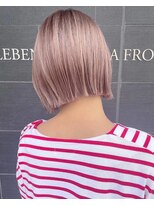 クエントバイアルティナ 大宮店(cuento by artina)&nbsp;ベージュピンク_ベビーピンク_ミルクティーピンク_ ボブショート