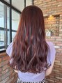 オーブ ヘアー アディ 佐賀店(AUBE HAIR adii) 退色過程が不人気の暖色系カラーも可愛く抜けていく配合です