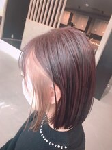 ビーガーデン(B.GARDEN) ピンクベージュ×ミルクティー　インナーカラー