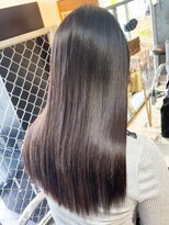 ヴァンクラウド 奈良店(VENT-CLOUD)&nbsp;20代30代40代大人可愛い髪質改善カラーショコラブラウン艶感