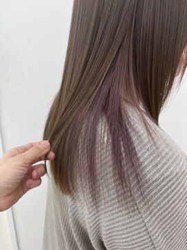 レオ 幸手(Leo) 大人美人透明感艶カラーインナーカラーハイトーンホワイトピンク