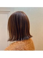 トッカ ヘアアンドトリートメント 難波店&nbsp;オレンジが可愛い◎ボブで夏色＊