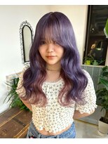 エリオ クペウ(aillo. cope'u)&nbsp;ラベンダー×ピンク　インナーカラー