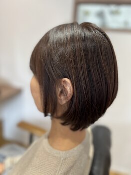 ユニ(uni)の写真/【天白区/原駅】上品で『肌と髪に優しい』白髪染めが魅力◎オシャレなデザインもご相談ください♪
