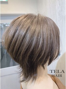 テーラヘアー 稲毛店(TELA HAIR) くびれショートウルフ×シルクアッシュ☆【TELA HAIR 稲毛店】