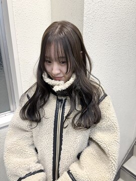 シック(chic.) 透明感オリーブベージュ♪ブリーチなしカラー♪透明感ブラウン♪