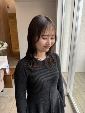 トップヘアーヒルズ 安城(TOP HAIR HILLS) 前髪シースルー愛されフェミニンロングレイヤー/20代/30代