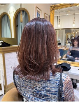 ロンドアベニール 北千住(Lond avenir) イメチェン外ハネボブ美髪ワイドバングミディアムレイヤーカット