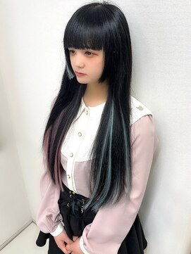 シーズン 大阪(SEASON) 【エクステ】アイスブルー＆ピンクパール/エクステ大阪梅田駅