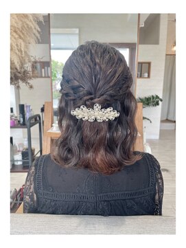 ミミフルール(mimi fleur) ハーフアップ