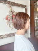 ナチュラル　ショートボブ＊