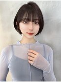 ショート ボブ インナーカラー 韓国風5731