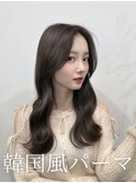 レイヤーカット/顔周りカット/顔周りレイヤー /韓国風パーマ