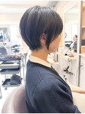 くびれショート/ショート/ショートボブ/ボブ/ハイライト