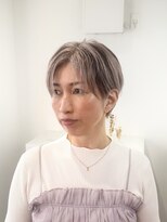 スイ(suiw)&nbsp;ハイトーングランマッシュデザインカラー【suiw】昭和町/天王寺