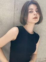 ヴィオットバイサロン(Viot by Salon)&nbsp;ヘイリーボブ 切りっぱなしボブ 肩ラインボブ 縮毛矯正 20代30代