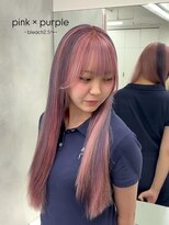 ベレーザ 渋谷(BELEZA) 15957ブリーチ&ダブルカラー渋谷エンドカラーラウンドバング