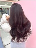 【エクステ】チェリーレッド/韓国ヘア/エクステ大阪・梅田駅