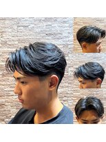 アールドボーテ 理容室(R de Beaute)&nbsp;銀座 七三分け フェザーパーマ