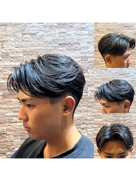 アールドボーテ 理容室(R de Beaute) 銀座 七三分け フェザーパーマ