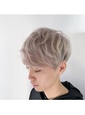メンズシルバーベージュカラー