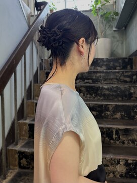 ヘアセット/タイトヘア/お呼ばれ/大阪梅田