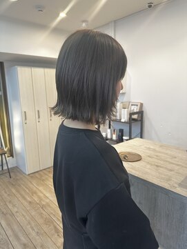 ボブ/ミニボブ/フェイスレイヤー/グレージュ/新潟万代