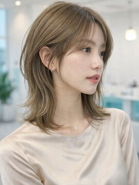 クレビアテン(CreBiA ten_) 艶髪/艶感/艶髪/透明感/レイヤーカット/ハイトーン