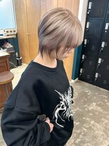 ヘアーブレイス(hair brace) 千葉駅/着物ヘア/大人ガーリー/ダークアッシュ/似合わせカット